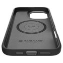Etui Spigen Enzo Aramid Mag z MagSafe na iPhone 16 Pro Max - czarno-srebrne