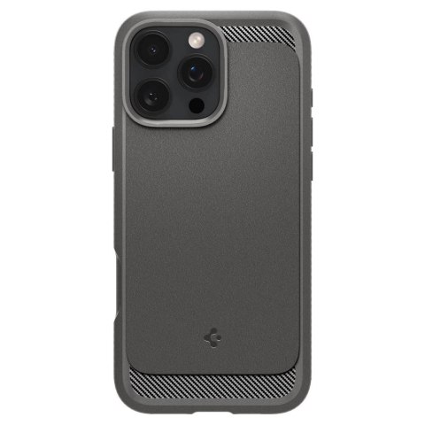 Etui Spigen Rugged Armor MagSafe do iPhone 16 Pro - szare Etui Spigen Rugged Armor MagSafe do iPhone 16 Pro - szare