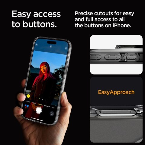 Etui Spigen Ultra Hybrid Mag z MagSafe na iPhone 16 Pro - przezroczyste Etui Spigen Ultra Hybrid Mag z MagSafe na iPhone 16 Pro - przezroczyste