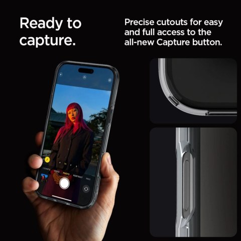 Etui Spigen Ultra Hybrid na iPhone 16 Pro - przezroczyste Etui Spigen Ultra Hybrid na iPhone 16 Pro - przezroczyste
