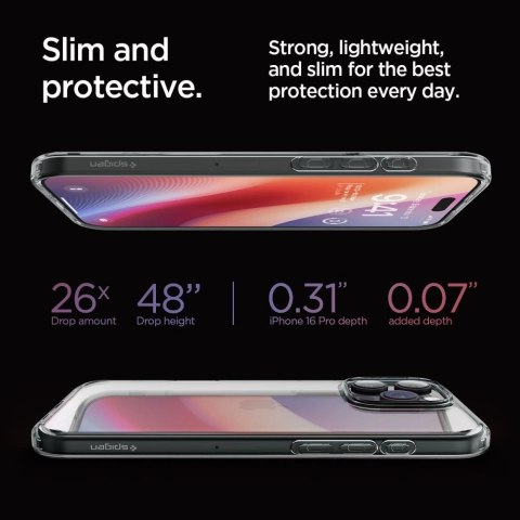 Etui Spigen Ultra Hybrid na iPhone 16 Pro - przezroczyste Etui Spigen Ultra Hybrid na iPhone 16 Pro - przezroczyste