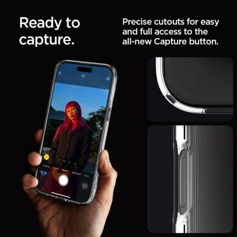 Etui Spigen Ultra Hybrid na iPhone 16 Pro - przezroczyste Etui Spigen Ultra Hybrid na iPhone 16 Pro - przezroczyste