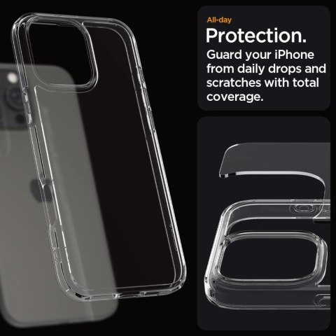 Etui Spigen Ultra Hybrid na iPhone 16 Pro - przezroczyste Etui Spigen Ultra Hybrid na iPhone 16 Pro - przezroczyste