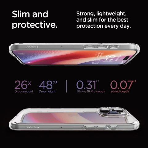 Etui Spigen Ultra Hybrid na iPhone 16 Pro - przezroczyste Etui Spigen Ultra Hybrid na iPhone 16 Pro - przezroczyste