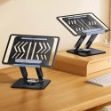 Podstawka pod laptopa, tablet Wozinsky WRS-CPY84SB 360 aluminiowa + Gratis! podstawka do smartfona - czarna