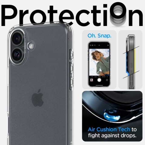 Spigen Ultra Hybrid na iPhone 16 - przezroczyste Spigen Ultra Hybrid na iPhone 16 - przezroczyste