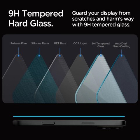 Szkło hartowane Spigen Glas.tR EZ Fit na iPhone 16 Pro Max Szkło hartowane Spigen Glas.tR EZ Fit na iPhone 16 Pro Max