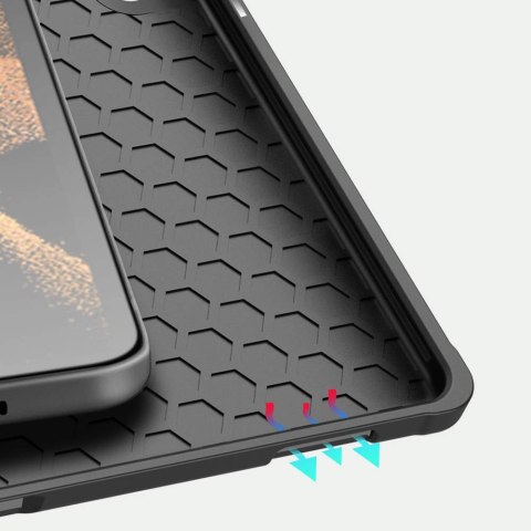 DUX DUCIS Domo składany pokrowiec etui na tablet z funkcją Smart Sleep podstawka Samsung Galaxy Tab S8/S9 Ultra czarny DUX DUCIS Domo składany pokrowiec etui na tablet z funkcją Smart Sleep podstawka Samsung Galaxy Tab S8/S9 Ultra czarny