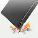 Etui z ekoskóry Dux Ducis Domo z podstawką do Samsung Tab S10+ / S9+ / S9 FE+ - czarne