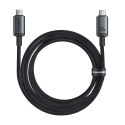 Kabel Baseus Crystal Shine CB000089 USB-C / USB-C USB3.2 100W 20Gbps 1.5m - czarny