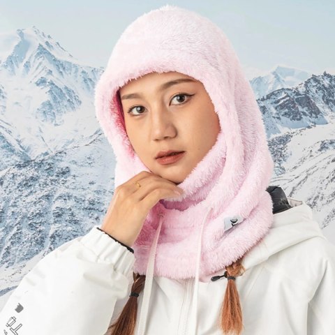 Kominiarka narciarska Qunature Arctic Velvet rozmiar L - różowa Kominiarka narciarska Qunature Arctic Velvet rozmiar L - różowa