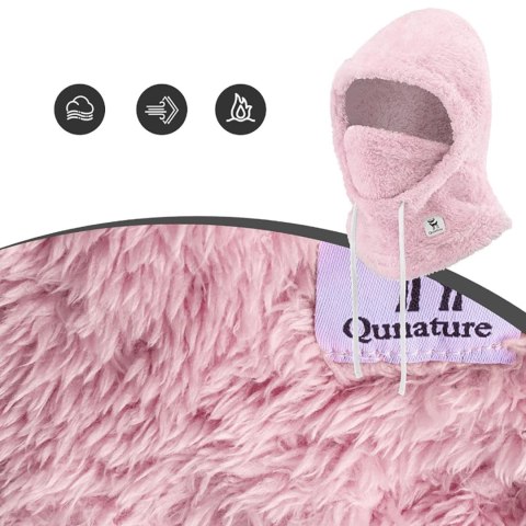 Kominiarka narciarska Qunature Arctic Velvet rozmiar L - różowa Kominiarka narciarska Qunature Arctic Velvet rozmiar L - różowa