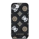 Etui Guess PU 4G Peony z MagSafe na iPhone 16e - czarne