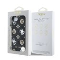 Etui Guess PU 4G Peony z MagSafe na iPhone 16e - czarne