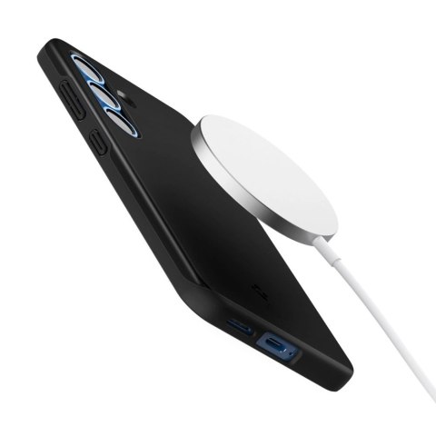 Etui Spigen Thin Fit Mag na Samsung Galaxy S25 - czarne Etui Spigen Thin Fit Mag na Samsung Galaxy S25 - czarne