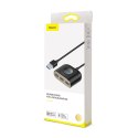 HUB Baseus Square USB-A do 1x USB-A 3.2 Gen 1 / 3x USB 2.0 z kablem 1m - czarny