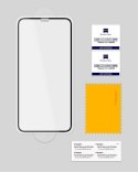 Szkło hartowane Spigen Glass FC z czarną ramką na iPhone X / XS / 11 Pro