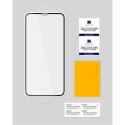 Szkło hartowane Spigen Glass FC z czarną ramką na iPhone X / XS / 11 Pro