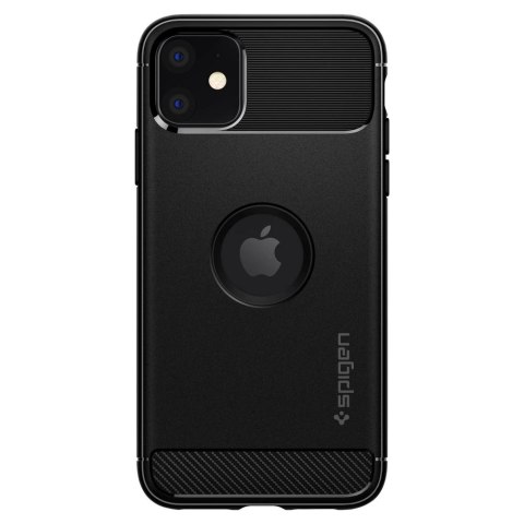 Etui Spigen Rugged Armor na iPhone 11 - czarny mat Etui Spigen Rugged Armor na iPhone 11 - czarny mat