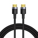 Kabel Baseus Cafule HDMI / HDMI 2.0 4K 60 Hz 3D 18 Gbps 3 m - czarny