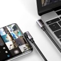 Kabel Ugreen US323 kątowy USB-C - USB-C PD QC SCP 3A 480Mb/s 1m - szary