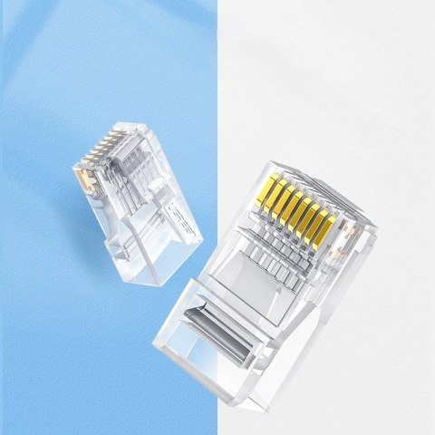 Ugreen 100x wtyk wtyczka złączka końcówka RJ45 8P8C Cat 6 przezroczysty (60558) Ugreen 100x wtyk wtyczka złączka końcówka RJ45 8P8C Cat 6 przezroczysty (60558)