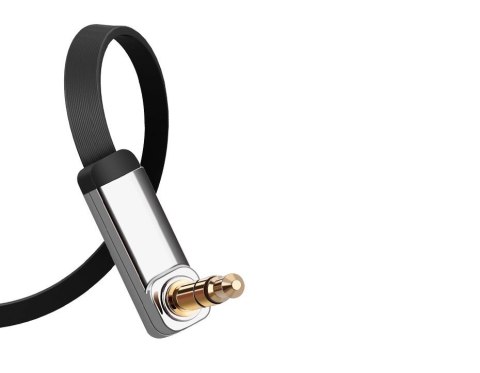 Ugreen płaski kabel przewód audio AUX 3,5 mm mini jack 5m srebrny (10729) Ugreen płaski kabel przewód audio AUX 3,5 mm mini jack 5m srebrny (10729)