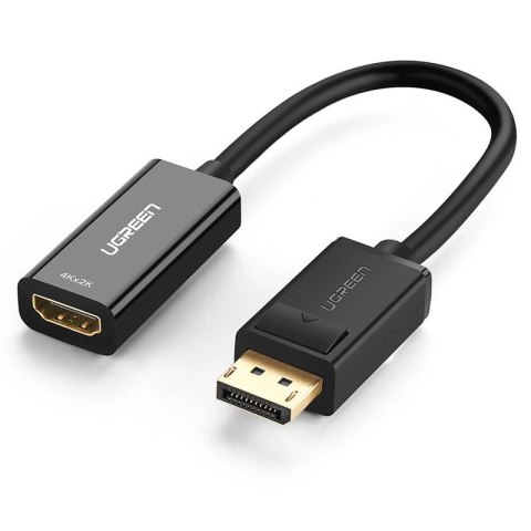Ugreen przejściówka kabel przewód z DisplayPort (męski) na HDMI (żeński) (jednokierunkowy) 1080P 60Hz 12bit czarny (40362) Ugreen przejściówka kabel przewód z DisplayPort (męski) na HDMI (żeński) (jednokierunkowy) 1080P 60Hz 12bit czarny (40362)