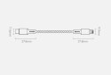 Kabel Baseus CATLGD-A01 Lightning - USB-C PD 20W 480Mb/s 2m - czarny