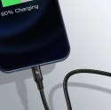 Kabel Baseus Rapid Series 3w1 USB-C - USB-C / Lightning / micro USB 20W PD 1.5m - zielony