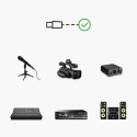 Kabel Ugreen AV130 66717 audio XLR (żeński) - XLR (męski) do mikrofonu / wzmacniacza 2m - czarny