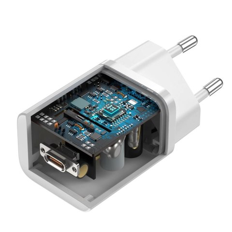 Baseus Super Si 1C szybka ładowarka USB Typ C 25W Power Delivery Quick Charge biały (CCSP020102) Baseus Super Si 1C szybka ładowarka USB Typ C 25W Power Delivery Quick Charge biały (CCSP020102)