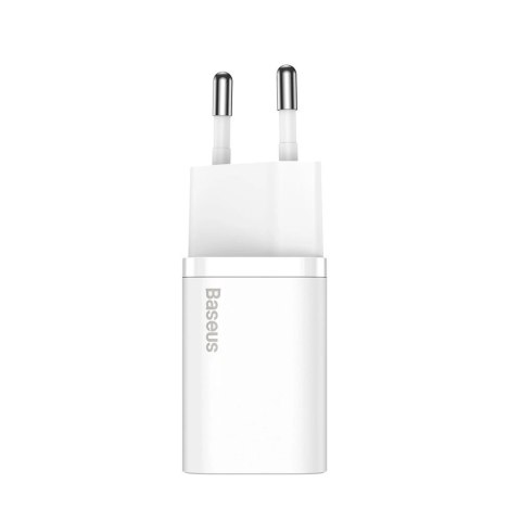 Baseus Super Si 1C szybka ładowarka USB Typ C 25W Power Delivery Quick Charge biały (CCSP020102) Baseus Super Si 1C szybka ładowarka USB Typ C 25W Power Delivery Quick Charge biały (CCSP020102)