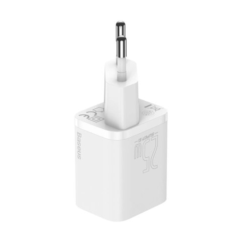 Baseus Super Si 1C szybka ładowarka USB Typ C 25W Power Delivery Quick Charge biały (CCSP020102) Baseus Super Si 1C szybka ładowarka USB Typ C 25W Power Delivery Quick Charge biały (CCSP020102)