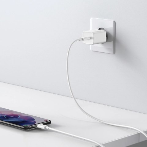 Baseus Super Si 1C szybka ładowarka USB Typ C 25W Power Delivery Quick Charge biały (CCSP020102) Baseus Super Si 1C szybka ładowarka USB Typ C 25W Power Delivery Quick Charge biały (CCSP020102)