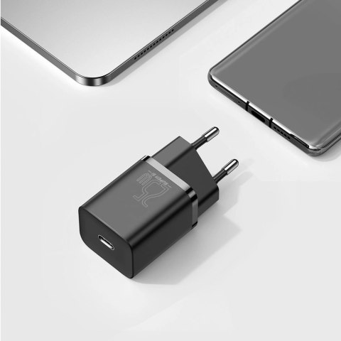 Baseus Super Si 1C szybka ładowarka USB Typ C 25W Power Delivery Quick Charge czarny (CCSP020101) Baseus Super Si 1C szybka ładowarka USB Typ C 25W Power Delivery Quick Charge czarny (CCSP020101)