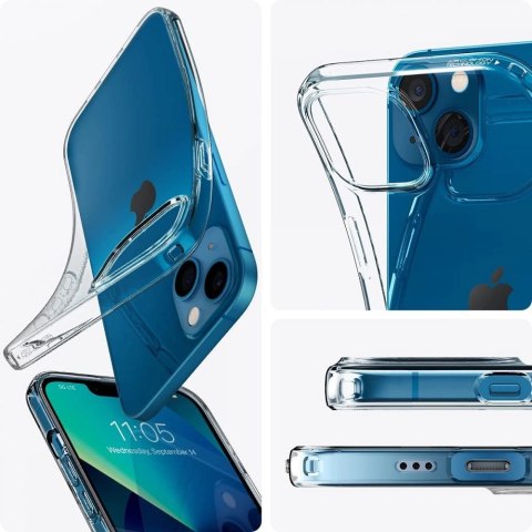 Etui Spigen Liquid Crystal na iPhone 13 - przezroczyste Etui Spigen Liquid Crystal na iPhone 13 - przezroczyste