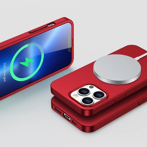 Joyroom 360 Full Case etui pokrowiec do iPhone 13 Pro obudowa na tył i przód + szkło hartowane czerwony (JR-BP935 red) Joyroom 360 Full Case etui pokrowiec do iPhone 13 Pro obudowa na tył i przód + szkło hartowane czerwony (JR-BP935 red)