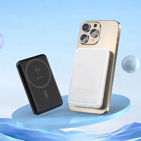 Powerbank bezprzewodowy Dudao K14S USB-C / MagSafe 20W 5000mAh - czarny Powerbank bezprzewodowy Dudao K14S USB-C / MagSafe 20W 5000mAh - czarny