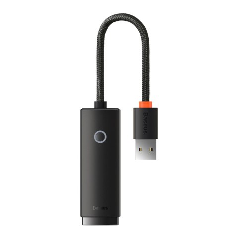 Baseus Lite Series adapter USB Typ A - RJ45 gniazdo LAN 100Mbps czarny (WKQX000001) Baseus Lite Series adapter USB Typ A - RJ45 gniazdo LAN 100Mbps czarny (WKQX000001)