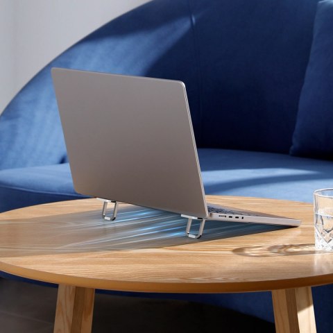 Baseus uniwersalne podstawki nóżki do laptopa (2 szt.) srebrny (LUZC000012) Baseus uniwersalne podstawki nóżki do laptopa (2 szt.) srebrny (LUZC000012)