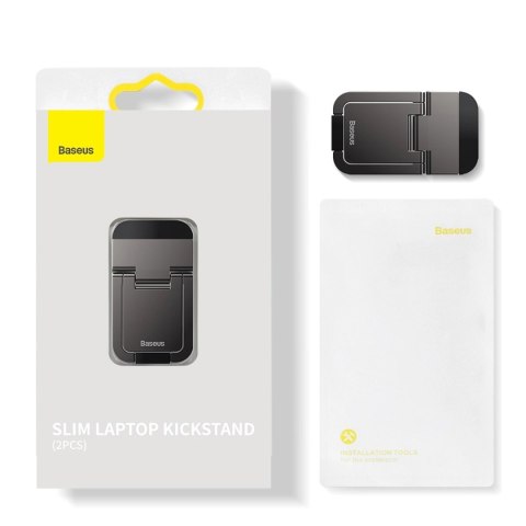 Baseus uniwersalne podstawki nóżki do laptopa (2 szt.) srebrny (LUZC000012) Baseus uniwersalne podstawki nóżki do laptopa (2 szt.) srebrny (LUZC000012)