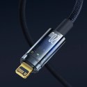Kabel Baseus CATS000003 Lightning - USB-C 20W 480Mb/s 1m - niebieski