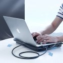 Kabel Ugreen US128 90576 USB-A 3.0 / USB-A 3.0 5Gb/s 3m - czarny