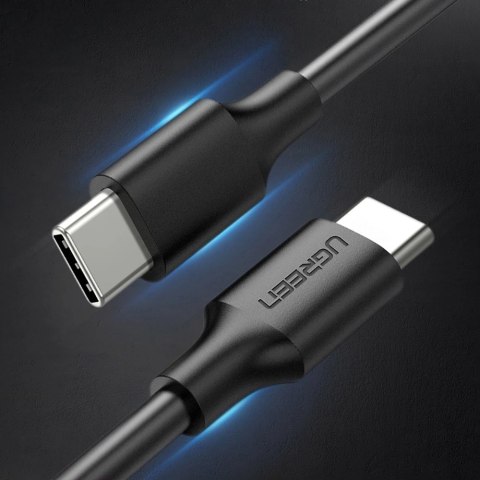 Kabel Ugreen US286 USB-C - USB-C 3A 480Mb/s 3m - czarny Kabel Ugreen US286 USB-C - USB-C 3A 480Mb/s 3m - czarny