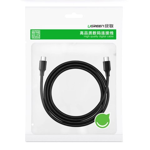 Kabel Ugreen US286 USB-C - USB-C 3A 480Mb/s 3m - czarny Kabel Ugreen US286 USB-C - USB-C 3A 480Mb/s 3m - czarny