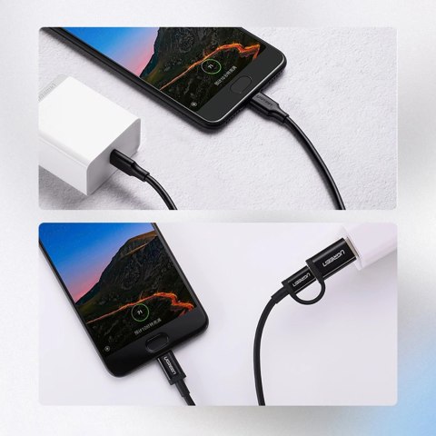 Kabel Ugreen US286 USB-C - USB-C 3A 480Mb/s 3m - czarny Kabel Ugreen US286 USB-C - USB-C 3A 480Mb/s 3m - czarny