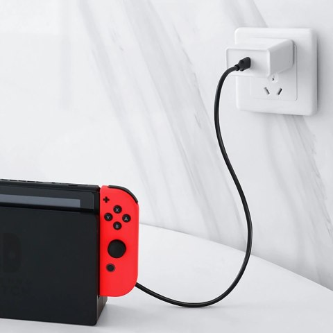 Kabel Ugreen US286 USB-C - USB-C 3A 480Mb/s 3m - czarny Kabel Ugreen US286 USB-C - USB-C 3A 480Mb/s 3m - czarny