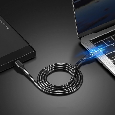 Kabel Ugreen US286 USB-C - USB-C 3A 480Mb/s 3m - czarny Kabel Ugreen US286 USB-C - USB-C 3A 480Mb/s 3m - czarny