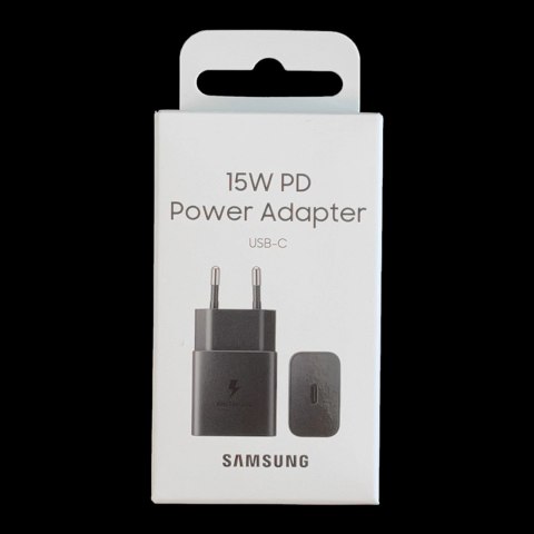 Samsung ładowarka sieciowa USB Typ C 15W PD AFC czarny (EP-T1510NBEGEU) Samsung ładowarka sieciowa USB Typ C 15W PD AFC czarny (EP-T1510NBEGEU)